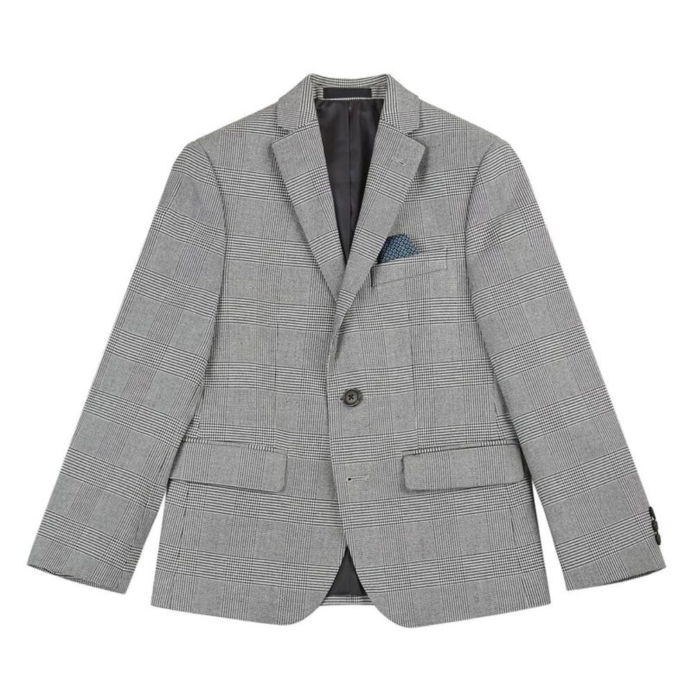 Lauren Ralph Lauren Gray Plaid Kids Jacket